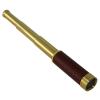 Omegon 12x30 Brass Pocket Telescope with Storage Box made of wood